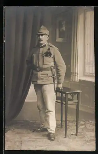 AK Österreichischer Soldat in Uniform