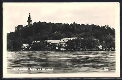 AK Wallsee an der Donau, Uferpartie