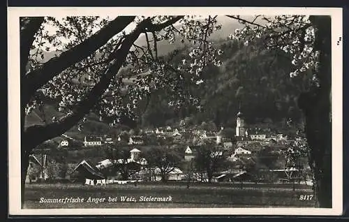 AK Anger bei Weiz, Teilansicht mit Kirche