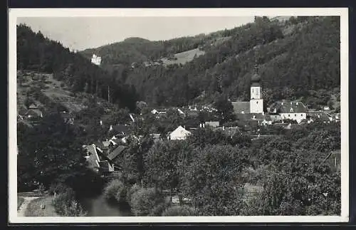 AK Anger /Steiermark, Teilansicht mit Kirche