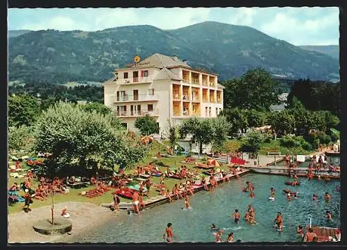 AK Seeboden am Millstätter See, Strandbäder mit Seehotel Pichler