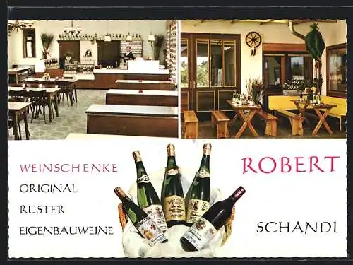 AK Rust, Gasthaus und Weinschenke Robert Schandl, Krautgartenweg 25