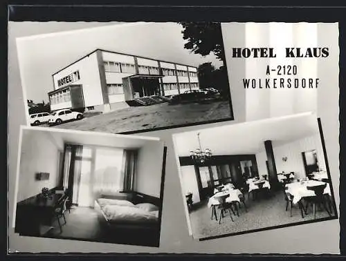 AK Wolkersdorf im Weinviertel, Hotel Klaus, Innenansichten