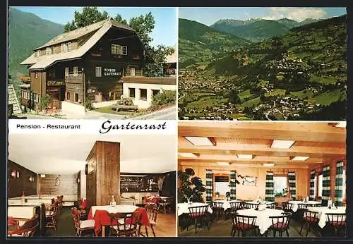 AK Radenthein-Untertweng, Restaurant Gartenrast mit Kellerbar Murmel-Loch