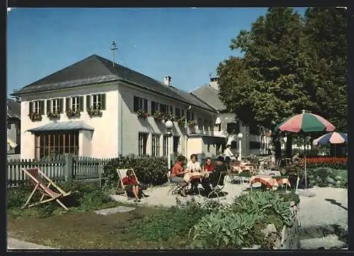 AK Anif bei Salzburg, Das Hotel Friesacher mit Terrasse