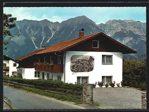 AK Aldrans, Gästehaus Elisabeth mit Alpenpanorama, Innsbrucker Strasse 1a