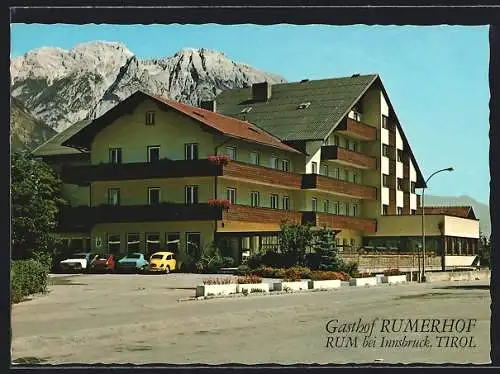 AK Rum bei Innsbruck, Gasthof-Pension Rumerhof der Fam. Plank