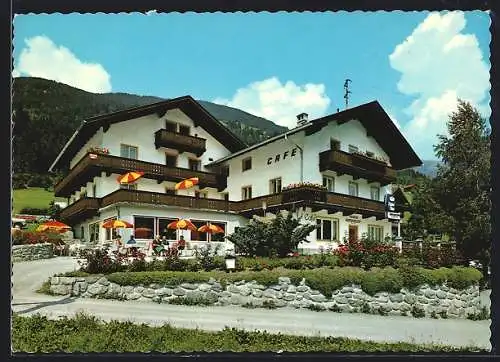 AK Hippach /Zillertal, Gasthof-Café Alpenblick v. H. u. P. Eder