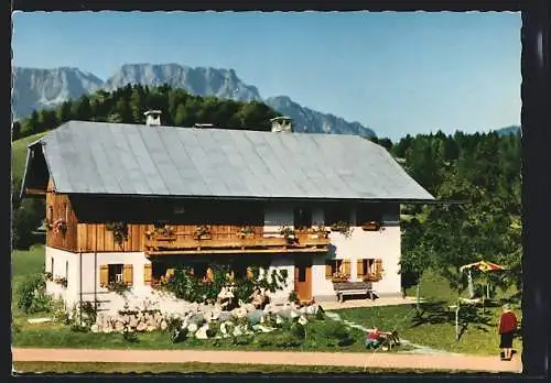 AK Dürrnberg bei Hallein, Gasthaus Landhaus Ebnerhäusl