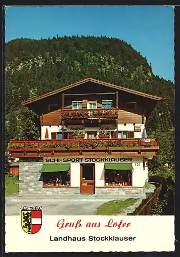 AK Lofer /Salzburg, Die Pension Landhaus Stockklauser