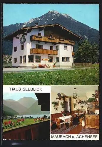 AK Maurach am Achensee, Die Pension Haus Seeblick der Fam. Kostenzer