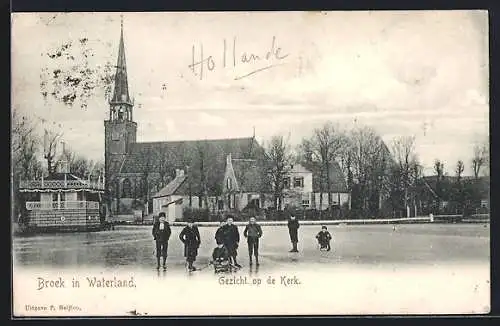 AK Broek in Waterland, Gezicht op de Kerk