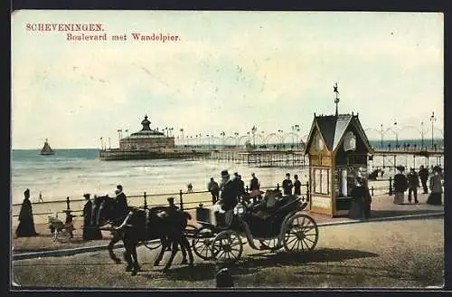 AK Scheveningen, Boulevard met Wandelpier