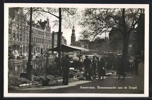 AK Amsterdam, Bloemenmarkt aan de Singel