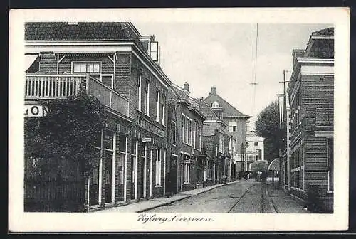 AK Haarlem, Blick in den Zijlveg in Overveen