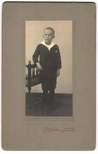 Fotografie Atelier Blesius, Hameln, Ostertorwall 3, Porträt eines jungen Jungen