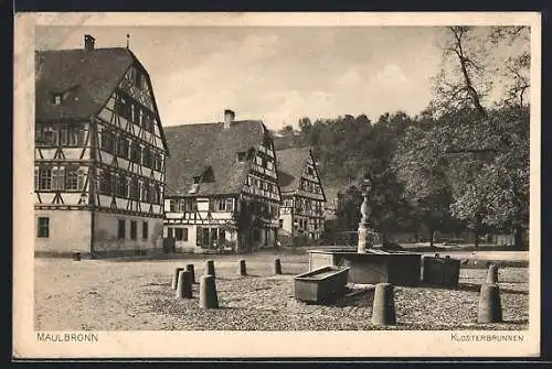 AK Maulbronn, Klosterbrunnen