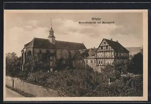 AK Höxter, Minoritenkirche mit Marienstift