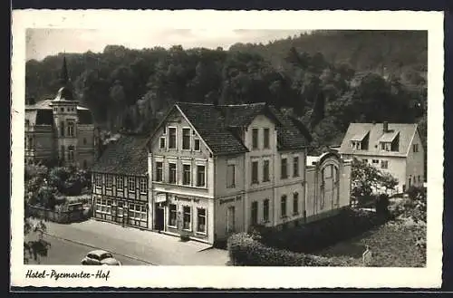 AK Hameln /Weser, Hotel Pyrmonter Hof von A. H. Nagel