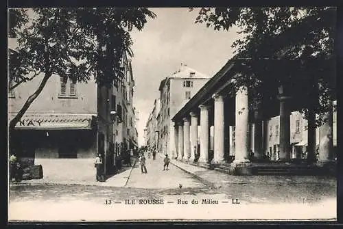 AK Ile Rousse, Rue du Milieu