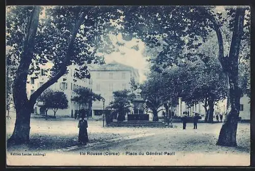 AK Ile Rousse /Corse, Place du Général-Paoli