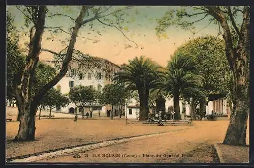 AK Ile Rousse /Corse, Place du Général Paoli