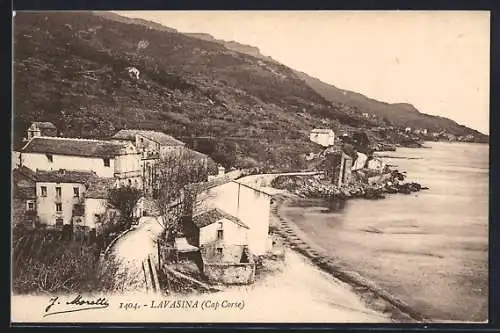 AK Lavasina /Corse, Blick entlang der Küste