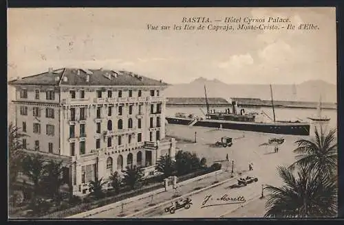 AK Bastia, Hotel Cyrnos Palace, Vue sur les Iles de Capraja, Monte-Christo