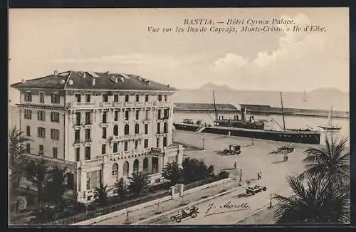 AK Bastia, Hotel Cyrnos Palace, Vue sur les Iles de Capraja, Monte-Christo