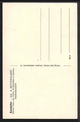 AK Stadtoldendorf, Restauration Ratskeller