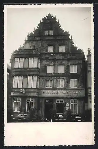 AK Stadthagen, Gasthof & Städtischer Brauereiausschank am Markt 4