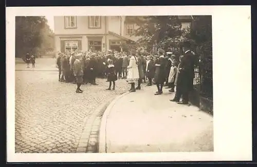 AK Erfurt, Volkskindertag 1917, Luisenstrasse Ecke Dammweg