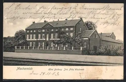 AK Mechernich, Hotel Bleiberg am Bahnhof