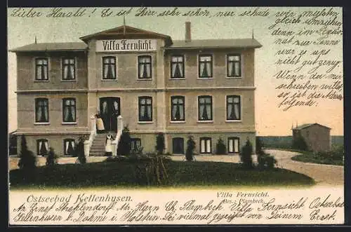 AK Kellenhusen /Ostsee, Villa Fernsicht, Frontansicht