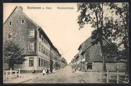 AK Bockenem a. Harz, Handlung von Wilhelm Sandvoss in der Bönnierstrasse