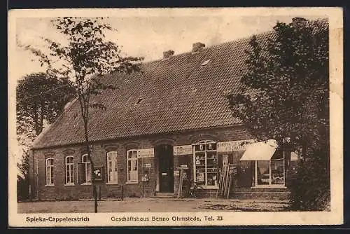 AK Spieka-Cappelerstrich, Geschäftshaus Benno Ohmstede