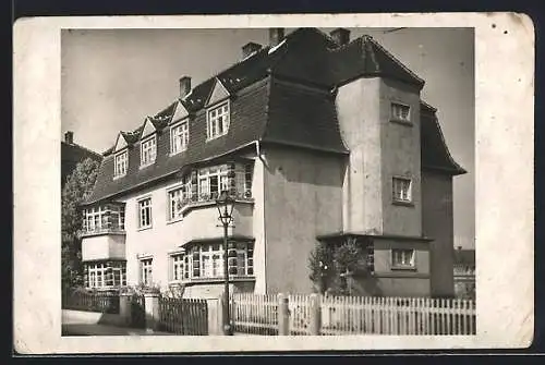 Foto-AK Erfurt, Haus in der Goethestrasse 41