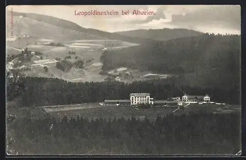 AK Altweier, Leopoldinenheim aus der Vogelschau