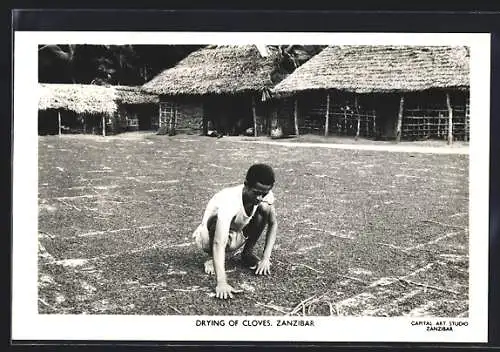 AK Drying of Cloves, Zanzibar