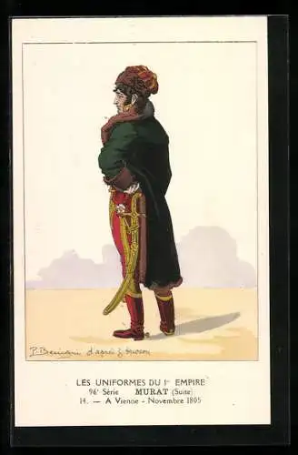 Künstler-AK Vienne, Murat Novembre 1805