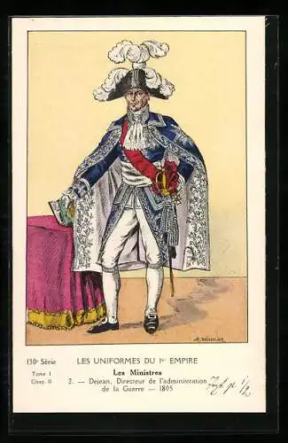 AK französischer Soldat, Dejean, Directeur de l`administration de la Guerre 1805