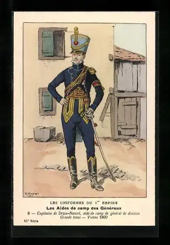 Künstler-AK Capitaine de Dreux-Nancré