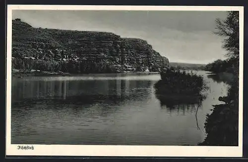 AK Deutsch-Südwestafrika, Blick auf den Fischfluss