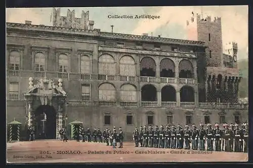 AK Monaco, Palais du Prince, Carabiniers, Garde d'Honneur