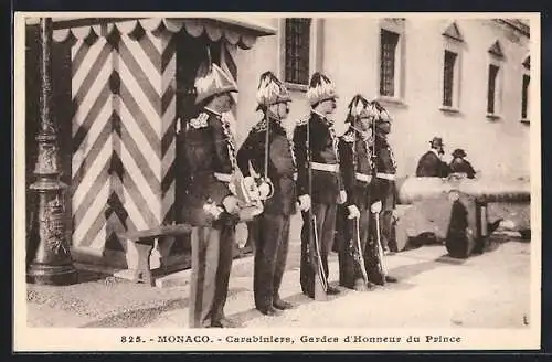 AK Monaco, Carabiniers, Gardes d`honneur du Prince