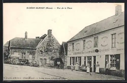 AK St-Remy-Blanzy, Vue de la Place