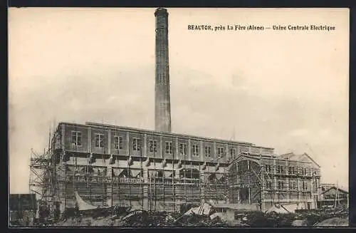 AK Beauton près La Fère, Usine Centrale Electrique