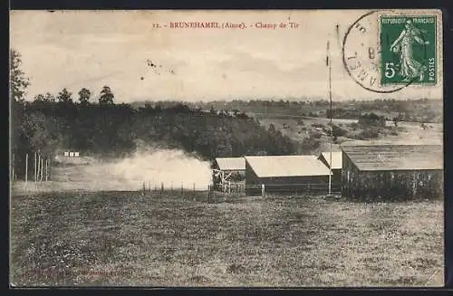 AK Brunehamel /Aisne, Champ de Tir