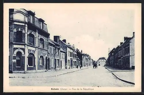 AK Bohain /Aisne, Rue de la République