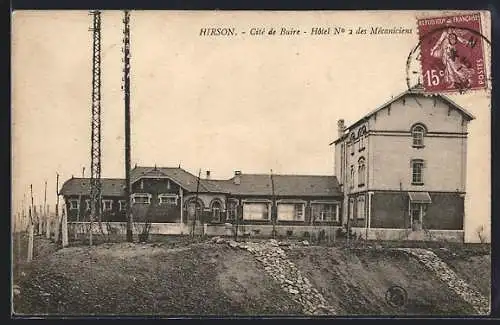 AK Hirson, Cité de Buire, Hôtel No. 2 des Mécaniciens